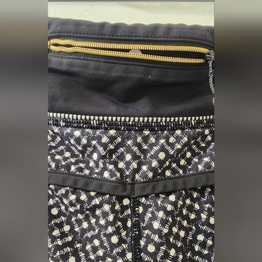 lululemon athletica Black and White Athletic‎ Shorts
